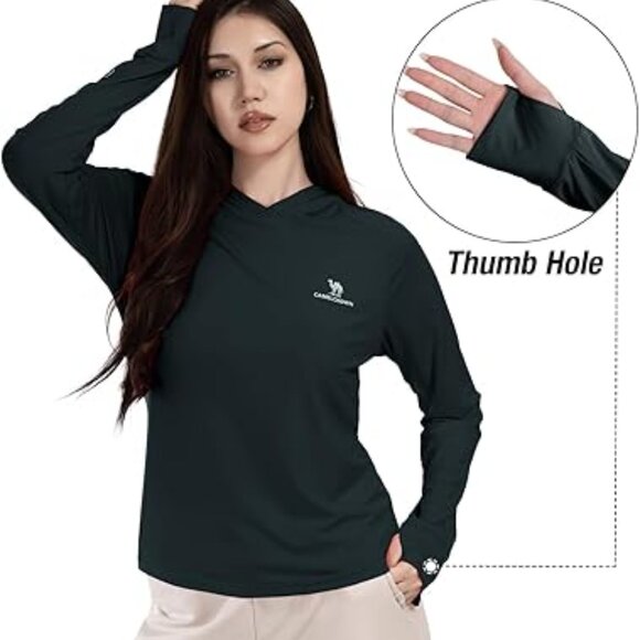 CAMEL CROWN Rash Guard for Women UPF 50+ UV Sun Protection Swim Tops. Size XL - Picture 4 of 16